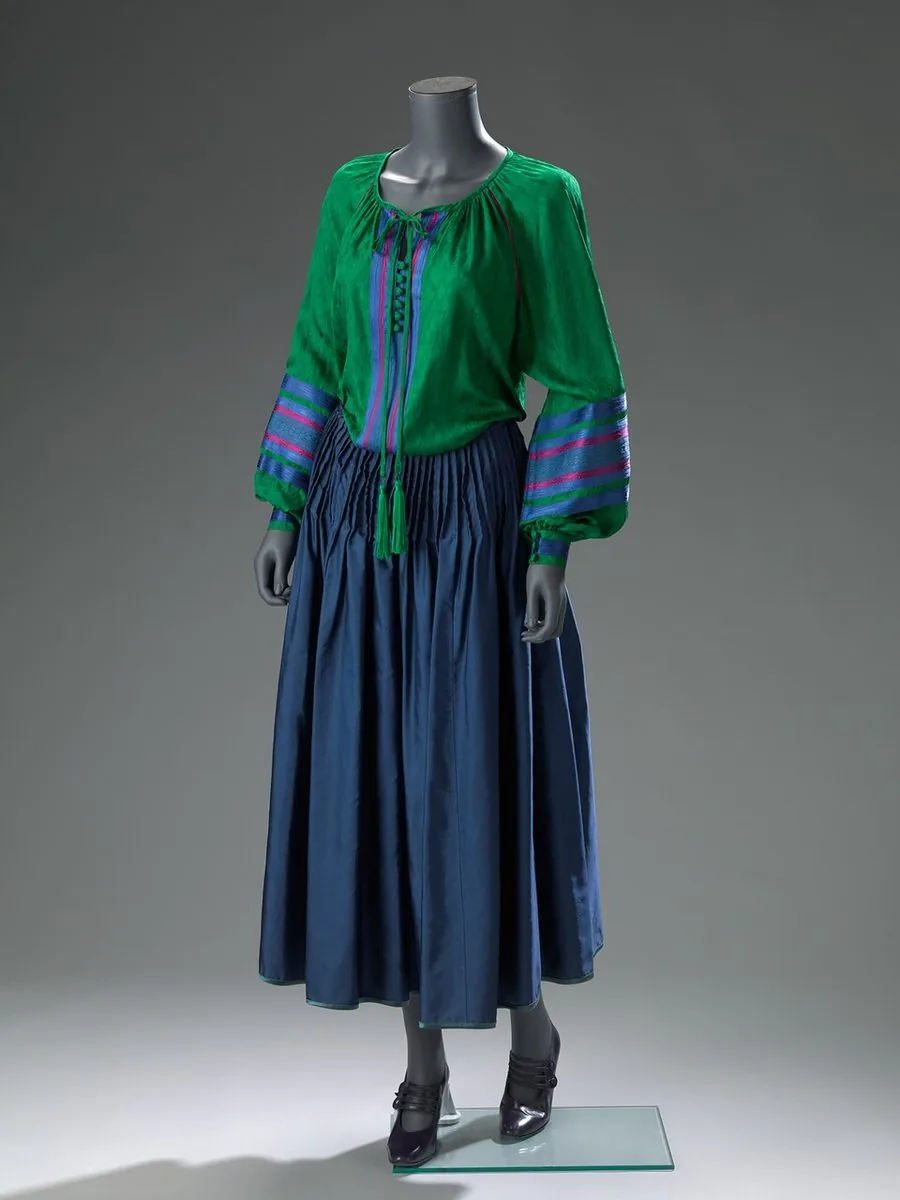 Ensemble jupe et blouse, 1975